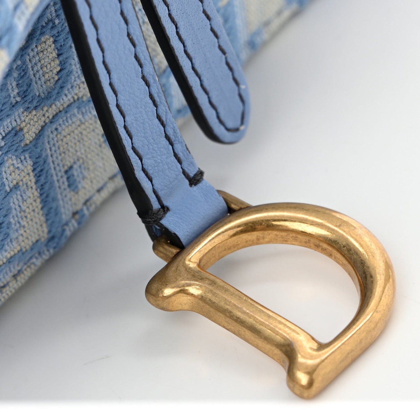 Oblique Saddle Belt Bag Cornflower Blue