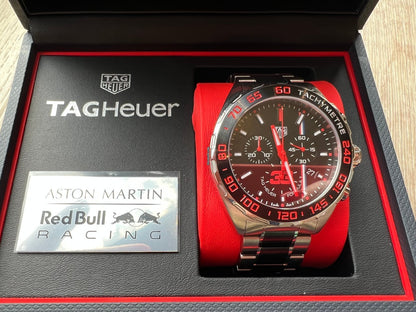 Tag Heuer Formula 1 Max Verstappen Limited Edition Grey Dial Two Tone Steel Strap Watch for Gents - CAZ101U.BA0843