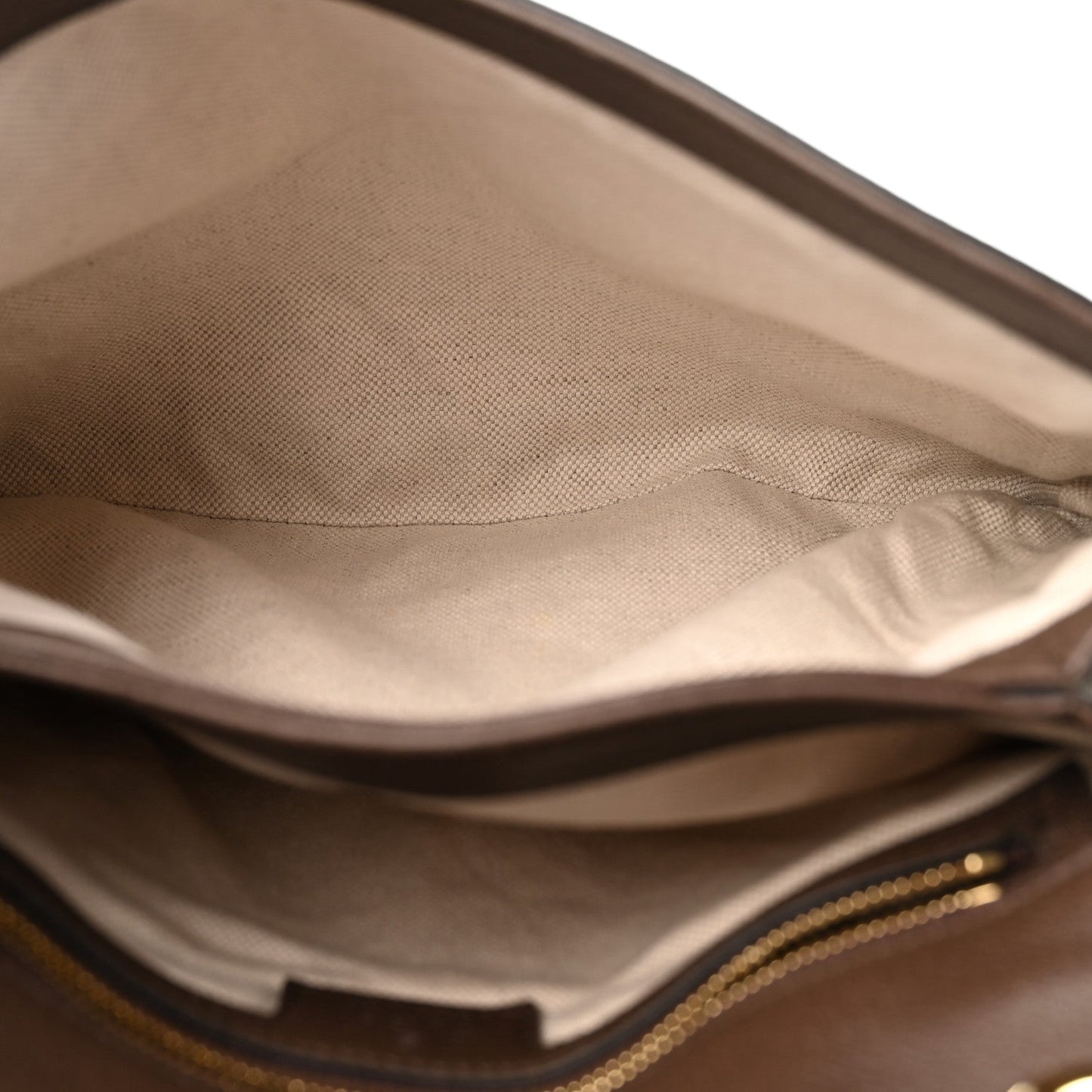 GG Supreme Monogram Textured Dollar Calfskin Web Medium Blondie Shoulder Flap Bag Beige Ebony New Acero
