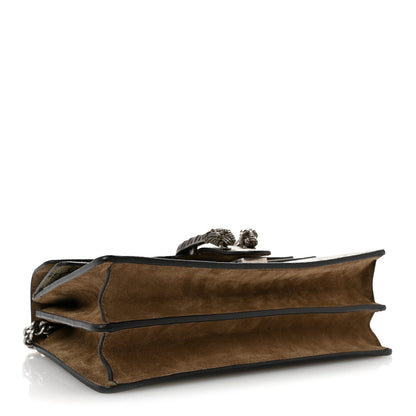 GG Supreme Monogram Small Dionysus Shoulder Bag Taupe
