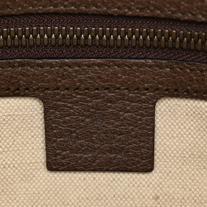 Soft GG Supreme Monogram Medium Ophidia Belt Bag Dark Brown