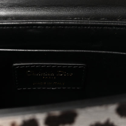 Pony Hair 30 Montaigne Box Bag Blue