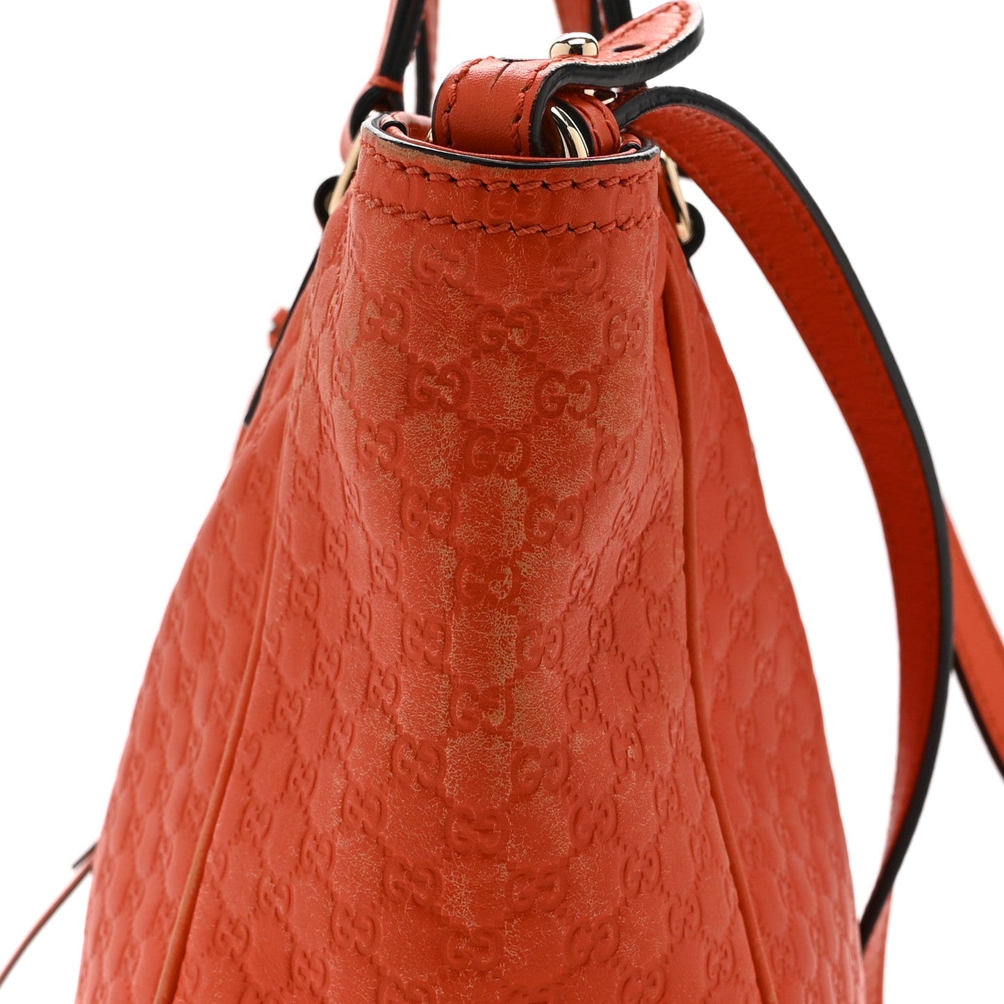 Microguccissima Small Bree Tote Sun Orange
