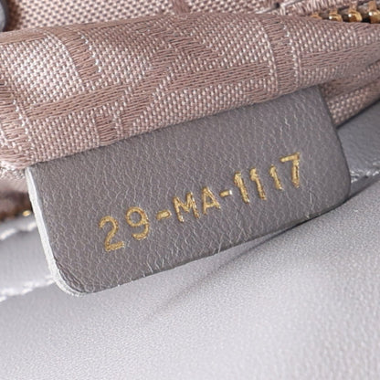 Lambskin Cannage Small My ABCDior Lady Dior Grey