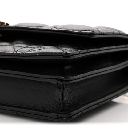 Lambskin Cannage Mini My Dior Bag Black