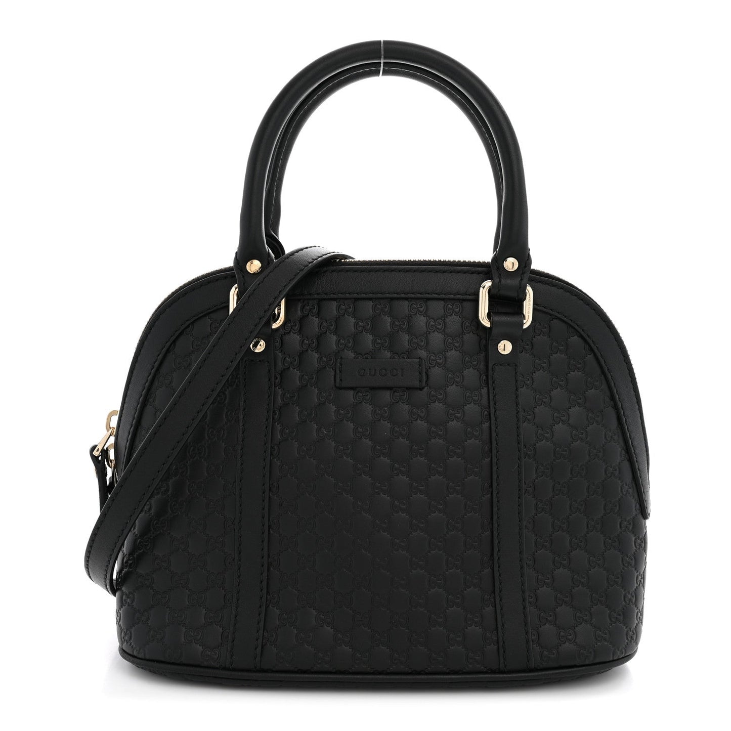 Microguccissima Mini Dome Bag Black