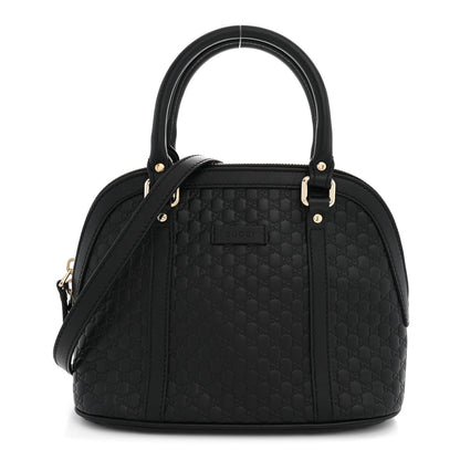 Microguccissima Mini Dome Bag Black