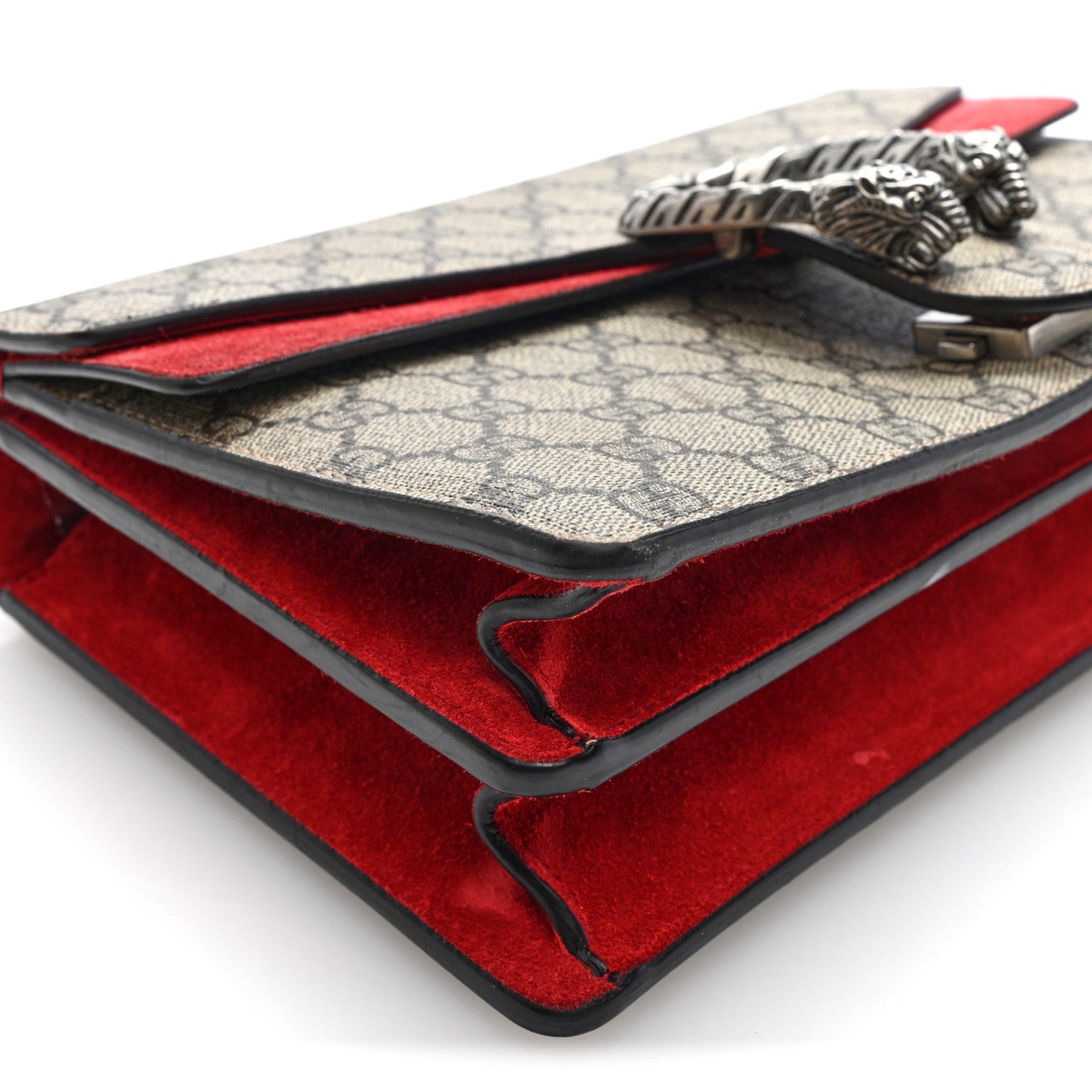 GG Supreme Monogram Small Dionysus Shoulder Bag Red