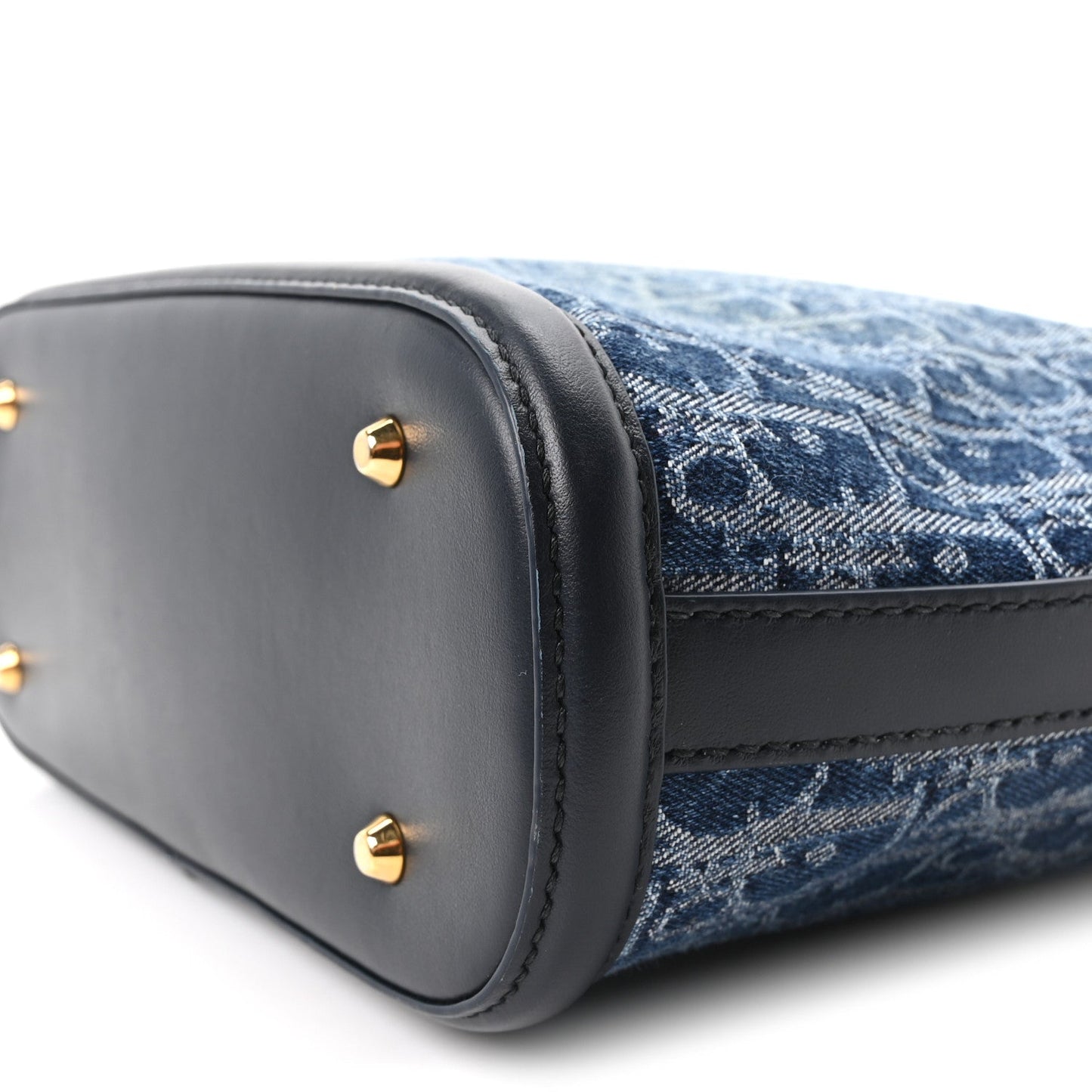 Denim Jacquard Oblique C'est Dior Bucket Bag Blue