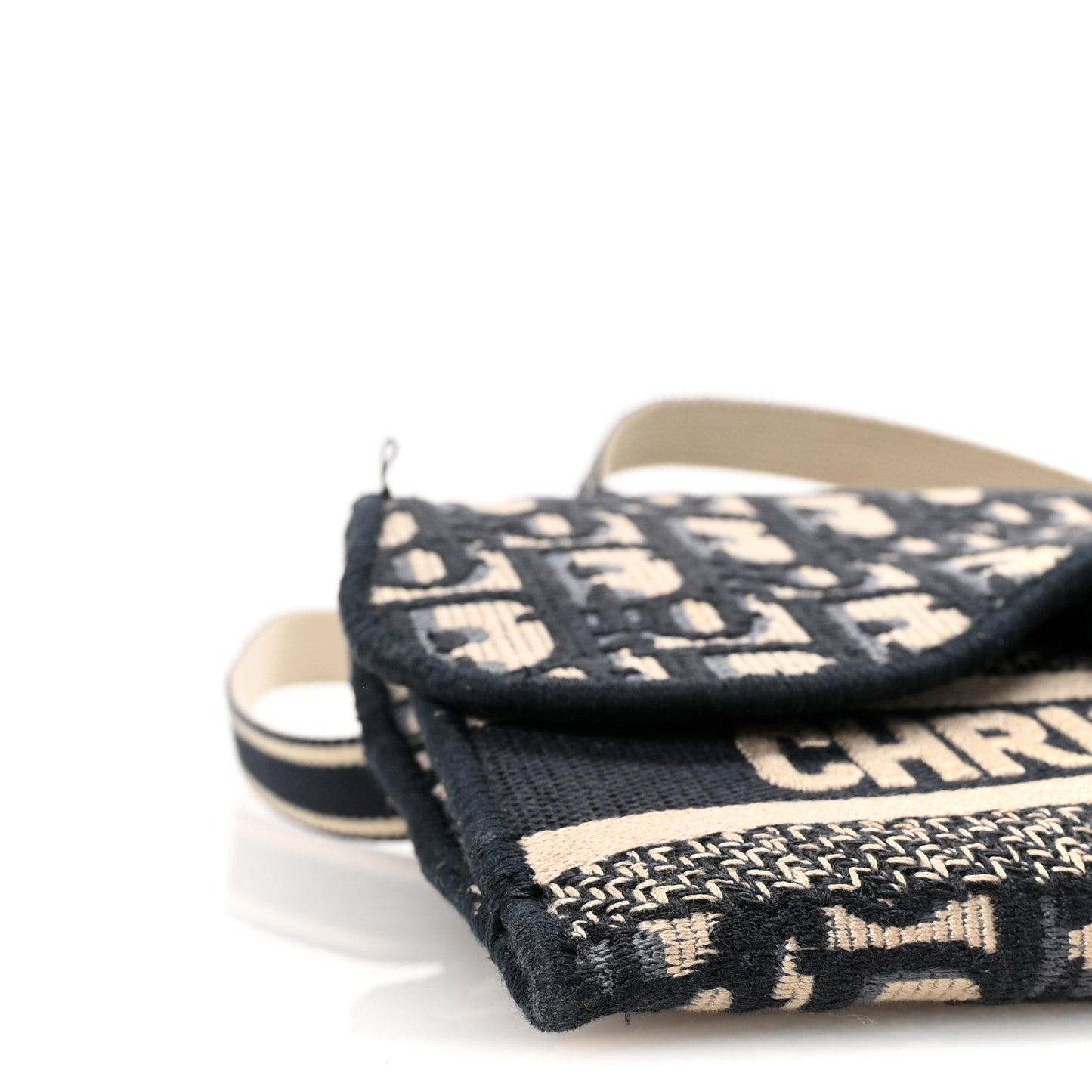 Oblique Slim Saddle Pouch Blue