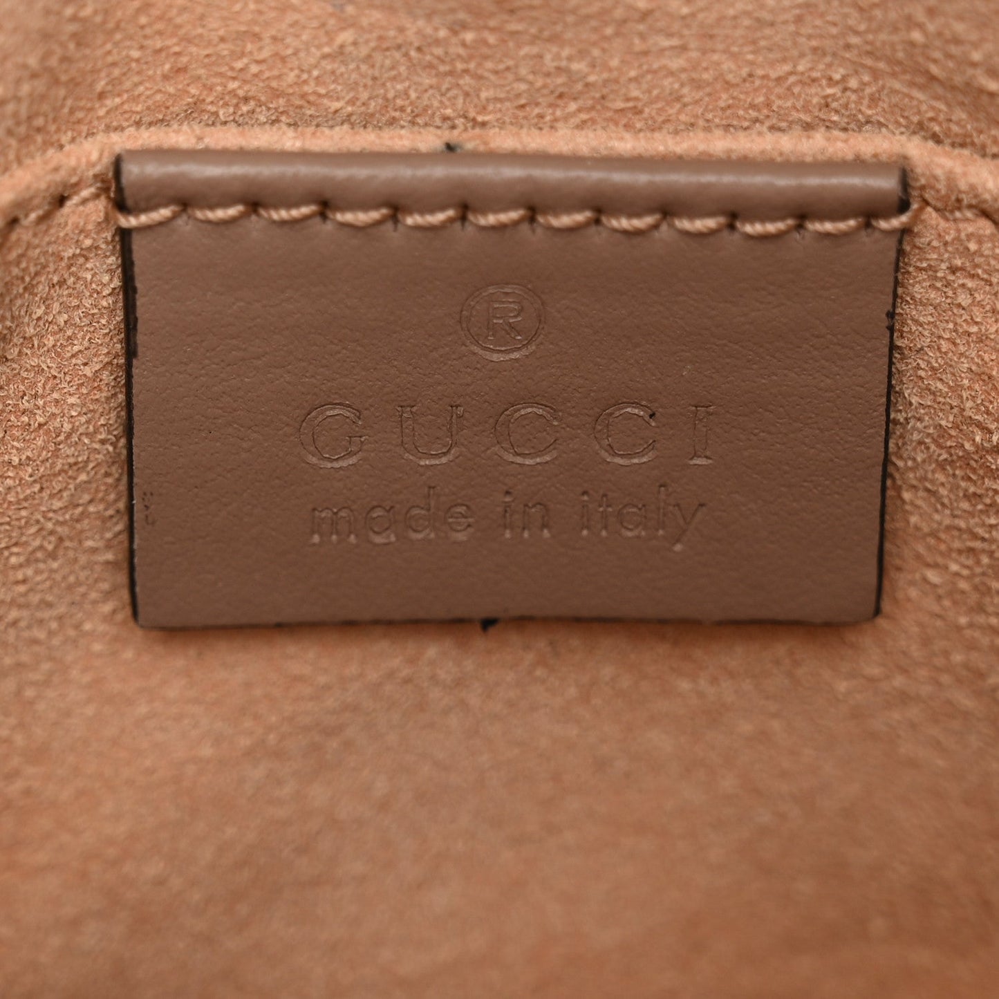 Calfskin Matelasse Mini GG Marmont Camera Bag Porcelain Rose