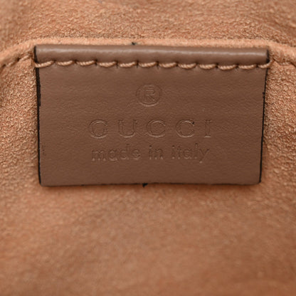 Calfskin Matelasse Mini GG Marmont Camera Bag Porcelain Rose