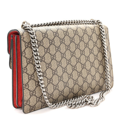GG Supreme Monogram Small Dionysus Shoulder Bag Red