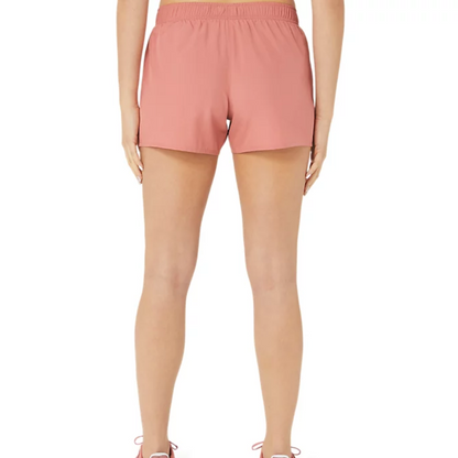 Women's Silver 4inch Shorts :Light Garnet