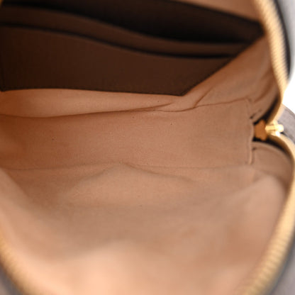 GG Supreme Monogram Web Mini Ophidia Round Backpack Brown