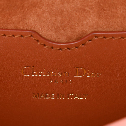 Box Calfskin Medium Bobby Flap Dark Tan