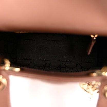 Lambskin Cannage Mini Lady Dior Fard