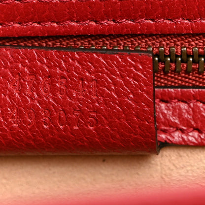 GG Supreme Monogram Small Queen Margaret Top Handle Bag Red