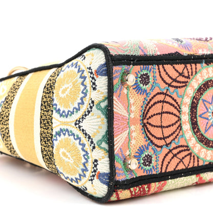 Canvas Embroidered In Lights Medium Lady D-Lite Multicolor