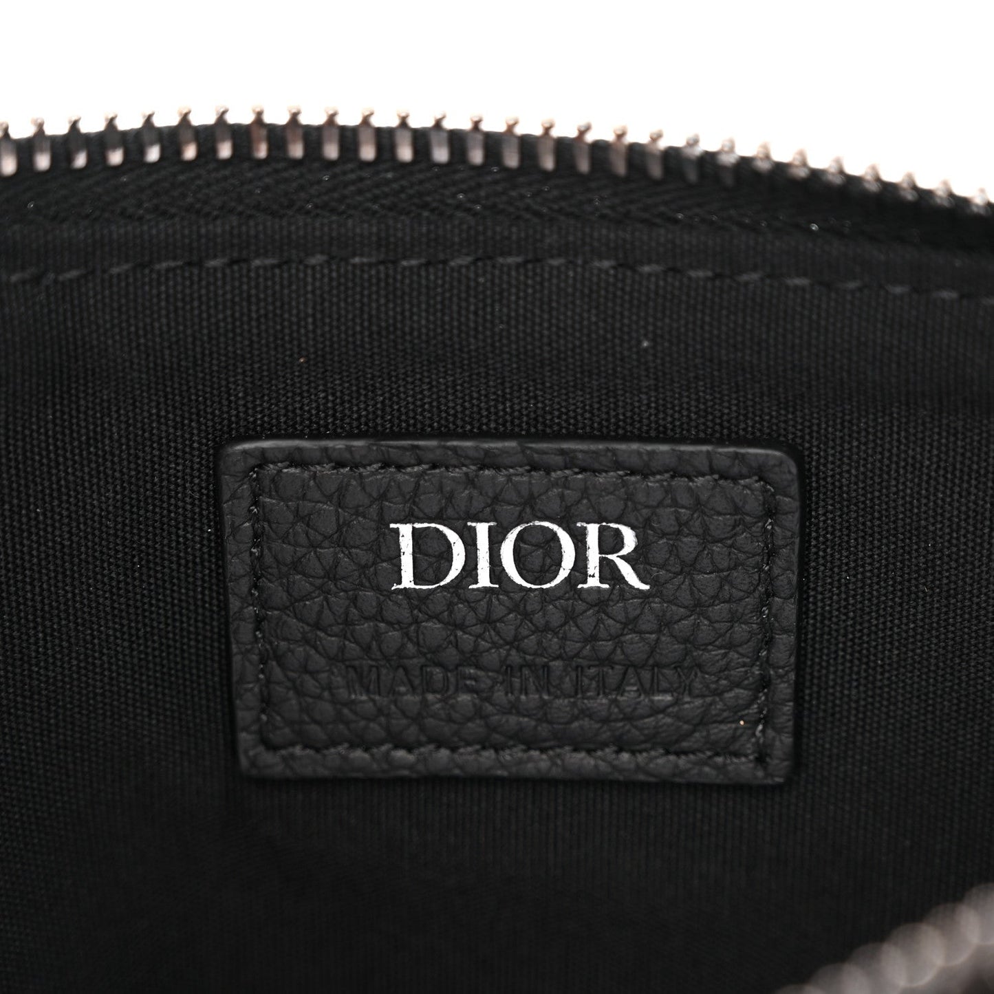 Oblique Saddle Triple Pouch Black