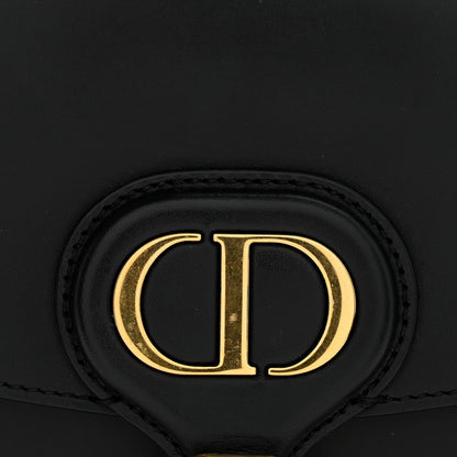 Box Calfskin Medium Bobby Flap Black