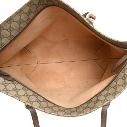 GG Supreme Monogram Medium Ophidia Shopping Tote Ebony