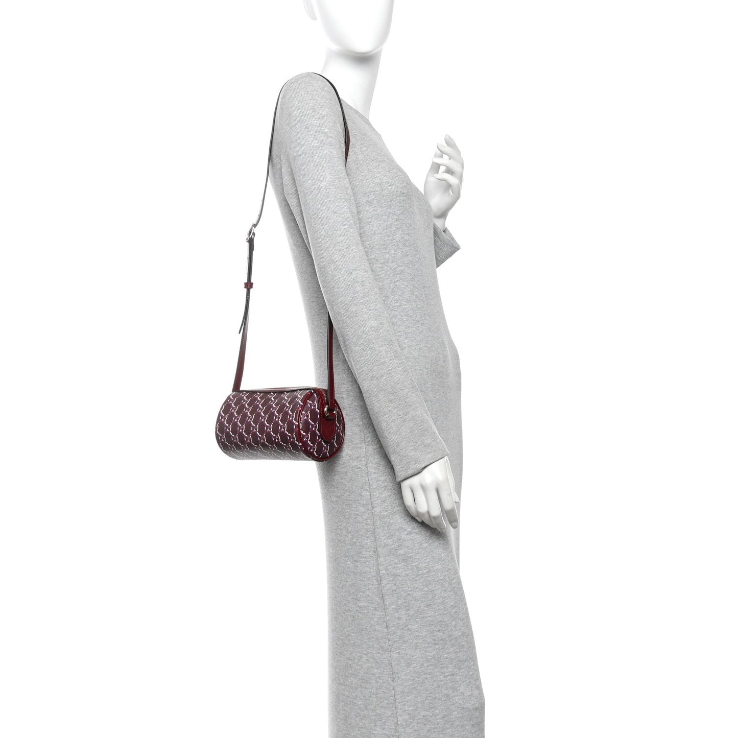 GG Shadow Monogram Ophidia Crossbody Bag Rosso Ancora Red
