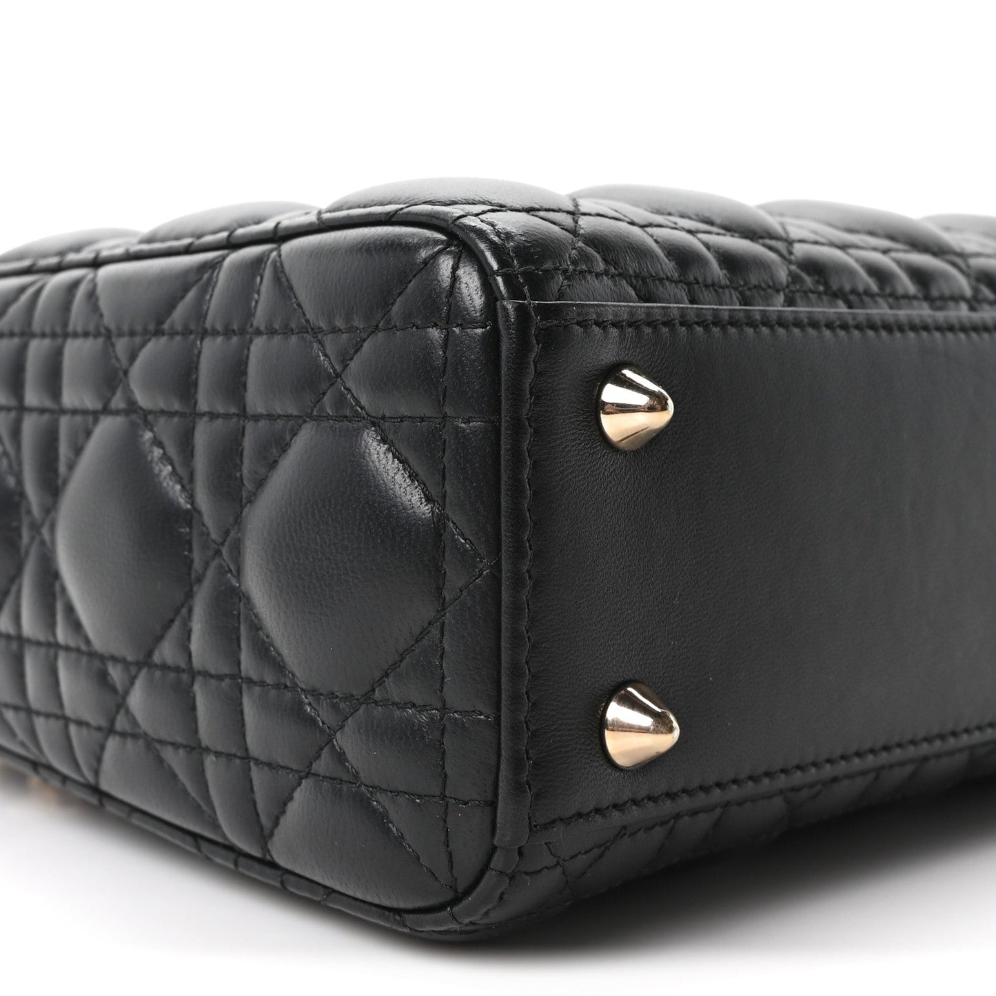 Lambskin Cannage Small My ABCDior Lady Dior Black