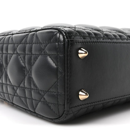 Lambskin Cannage Small My ABCDior Lady Dior Black