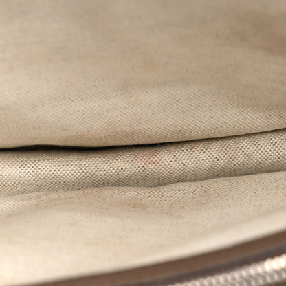 Monogram Jumbo GG Textured Dollar Calfskin Small Dionysus Shoulder Bag Camel Ebony New Acero