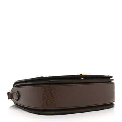 GG Supreme Monogram Web Small Ophidia Flap Messenger Bag Brown