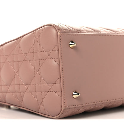 Lambskin Cannage Medium Lady Dior Fard