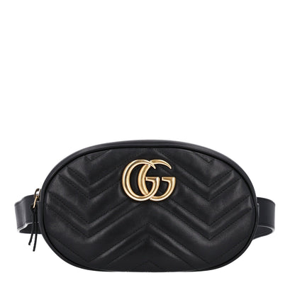 Calfskin Matelasse GG Marmont Belt Bag 75 30 85 34 Black