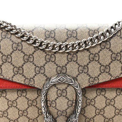GG Supreme Monogram Small Dionysus Shoulder Bag Red
