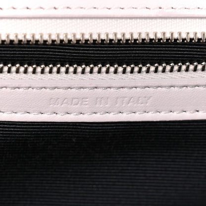 Calfskin Medium Diorama Flap Bag Off White