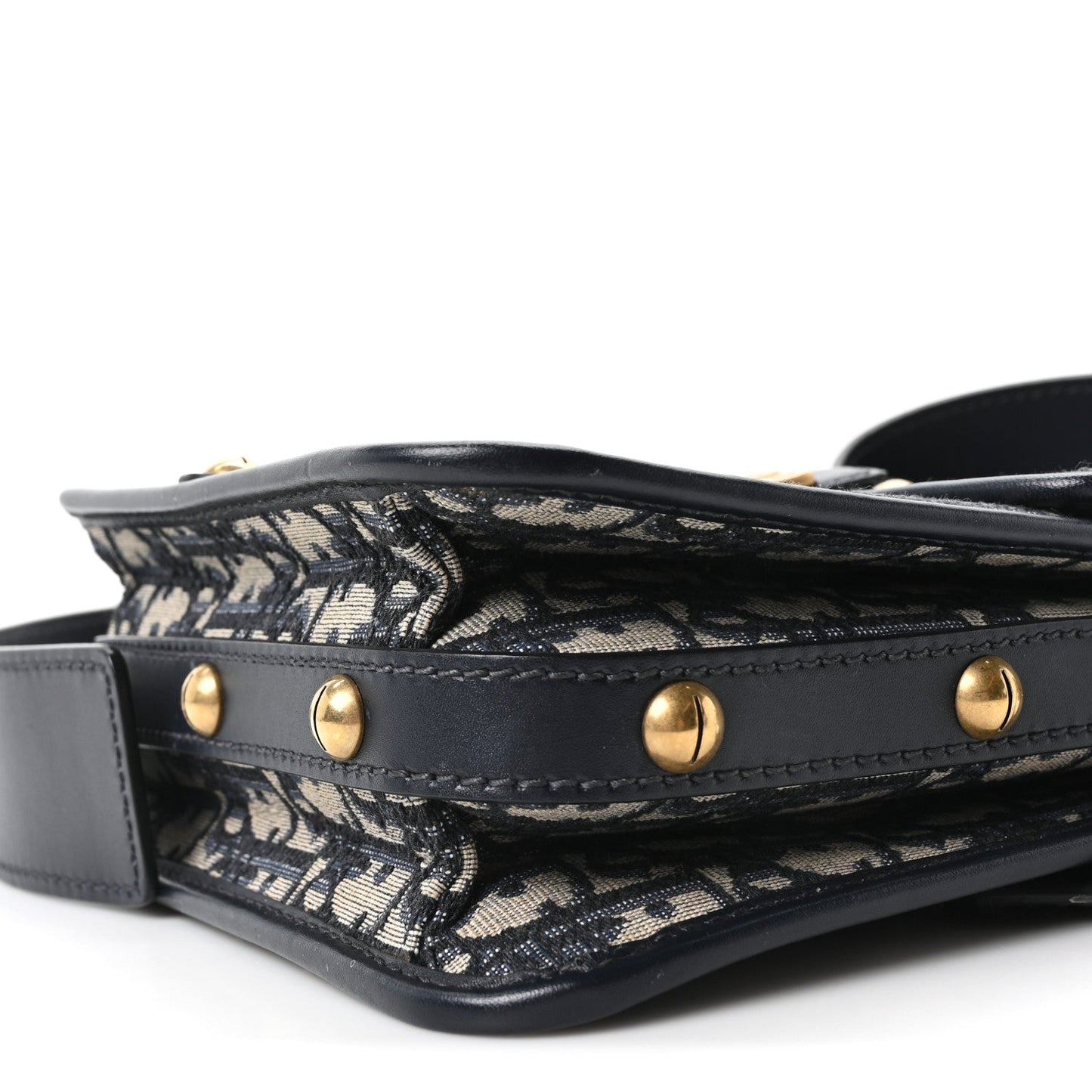 Oblique Square DiorAddict Flap Navy Blue
