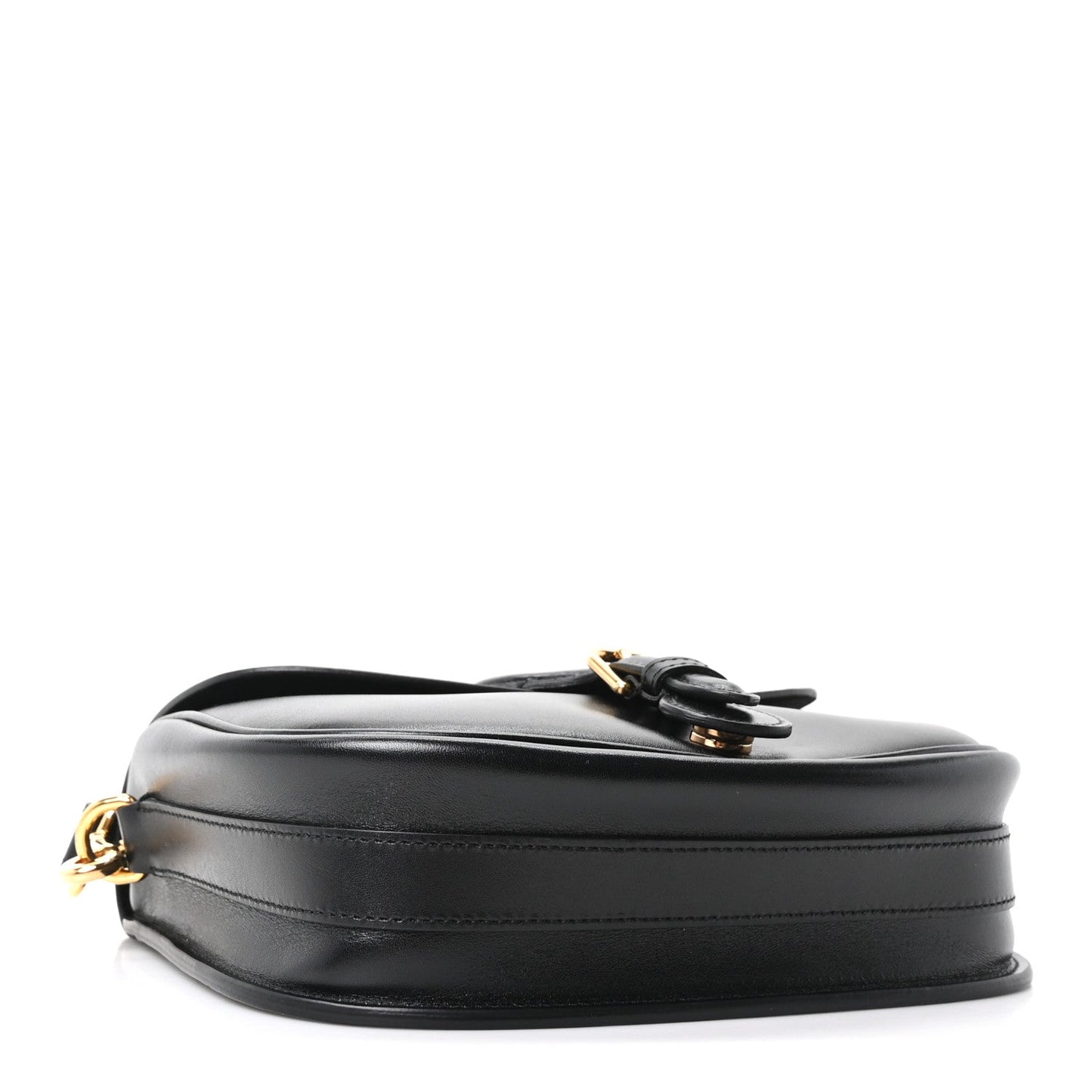 Box Calfskin Medium Bobby Flap Black