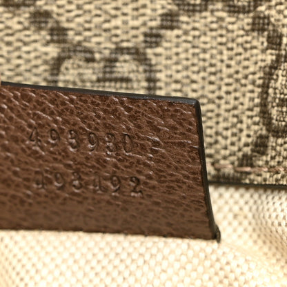 GG Supreme Monogram Neo Vintage Web Belt Bag Brown