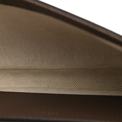 GG Supreme Monogram Textured Dollar Calfskin Web Mini Ophidia Envelope Shoulder Bag Beige Ebony