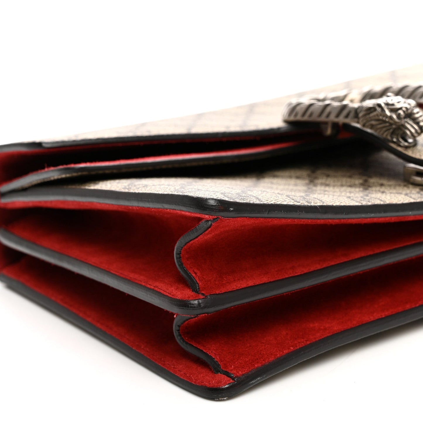 GG Supreme Monogram Small Dionysus Shoulder Bag Red