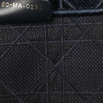 Velvet Cannage Large Book Tote Navy Blue