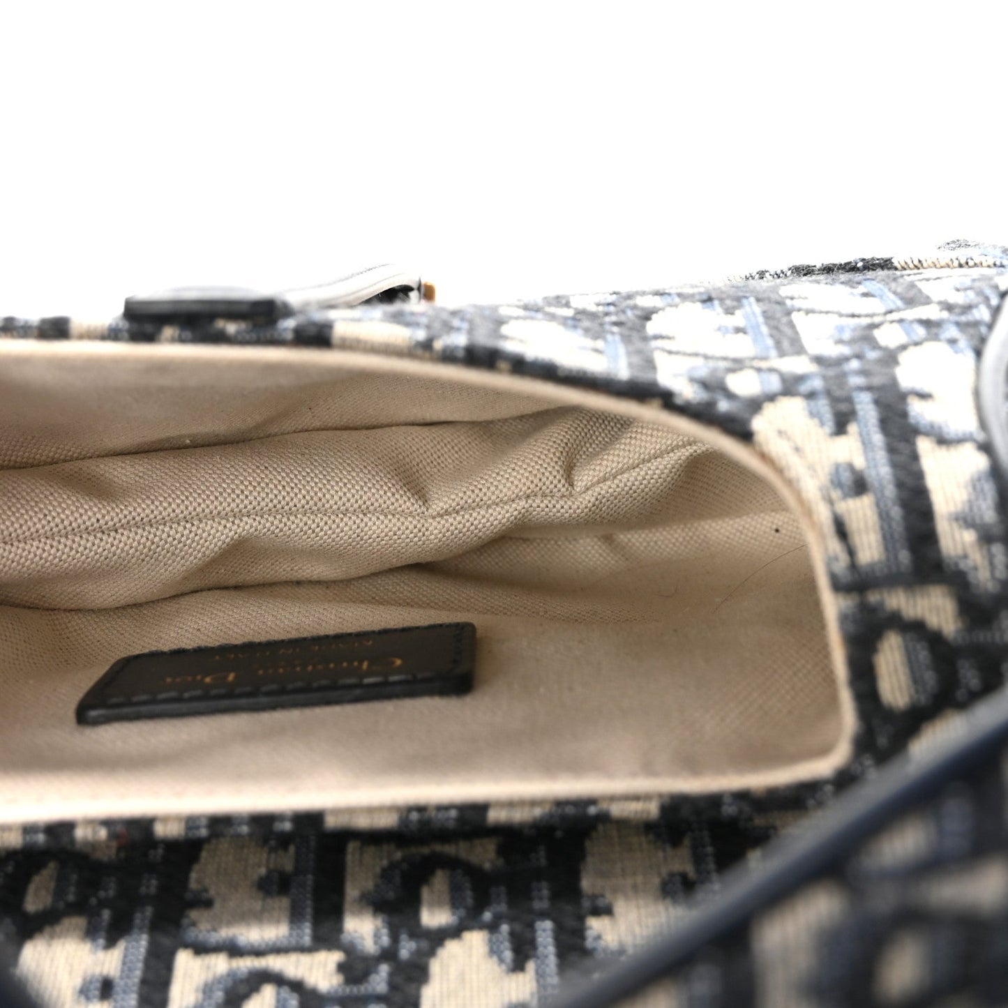 Oblique Mini Saddle Bag Blue