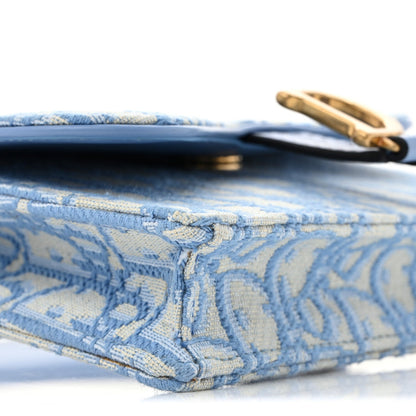 Oblique Saddle Belt Bag Cornflower Blue