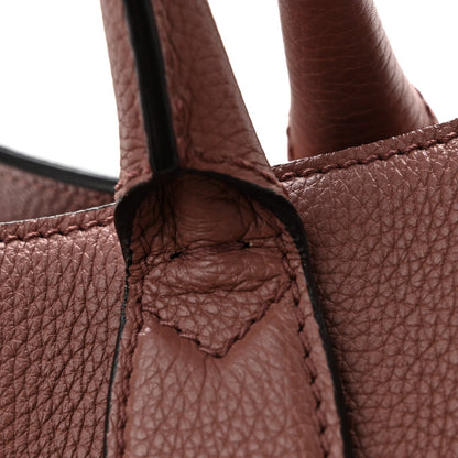 Soft Calfskin Medium Jackie Top Handle Bag Antique Rose