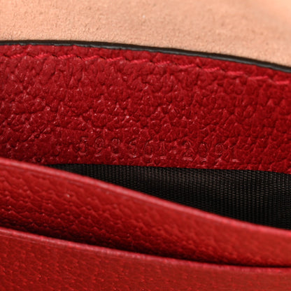 GG Supreme Monogram Web Flora Mini Ophidia Round Backpack Red
