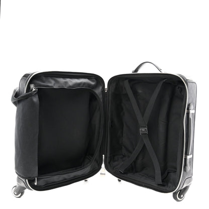 GG Supreme Monogram Calfskin Carry On Trolley Black