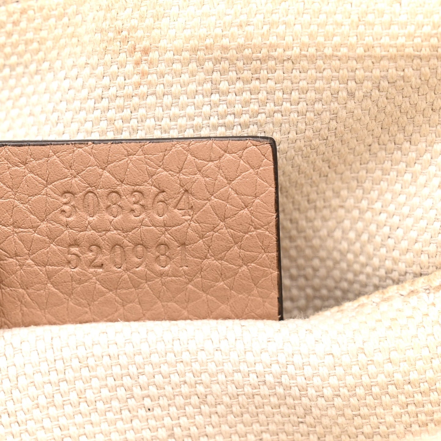 Pebbled Calfskin Small Soho Disco Bag Camelia