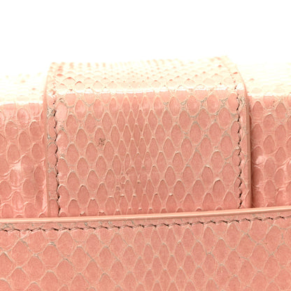 Snakeskin 30 Montaigne Box Bag Rose Clair