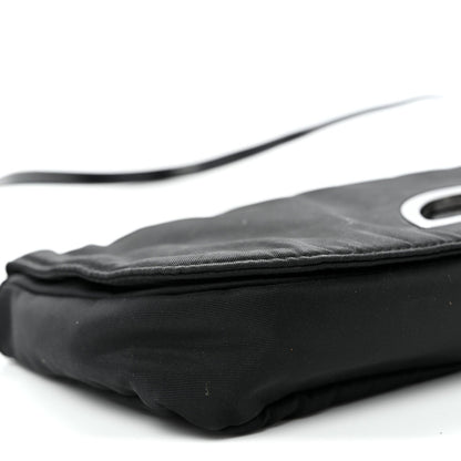 Nylon Malice Shoulder Bag Black