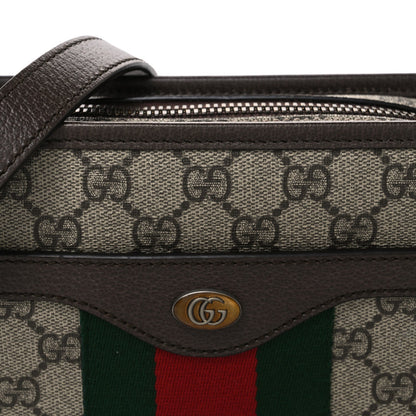 GG Supreme Monogram Web Ophidia Crossbody Bag Beige New Acero